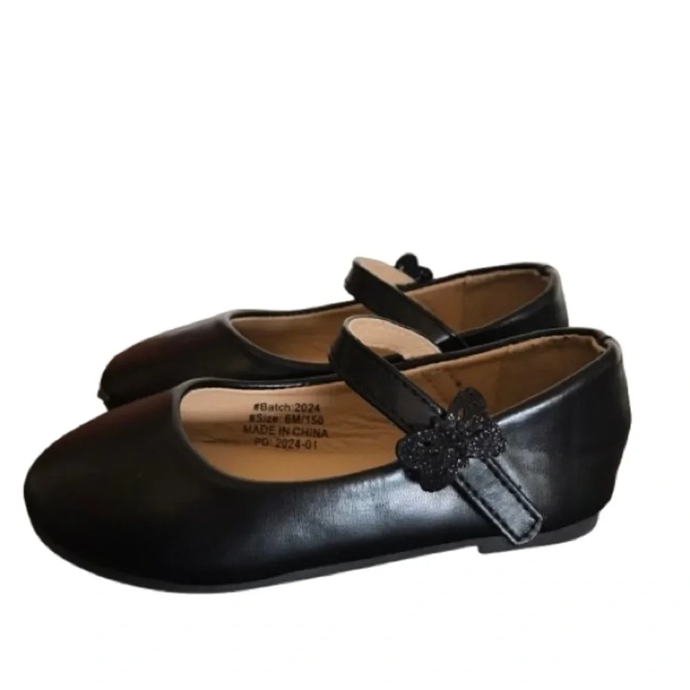 Classic Black Kids Mary Jane Shoes